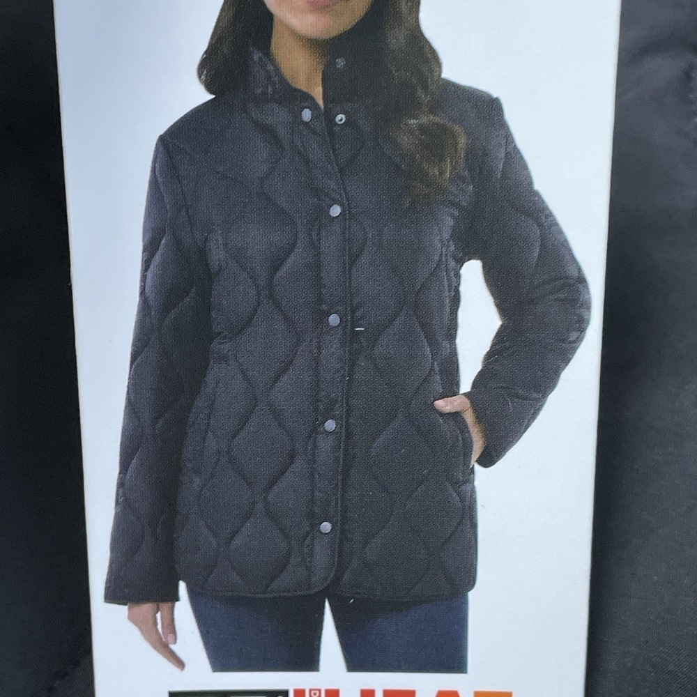 32 Degrees Women's XXL Quilted Jacket Black e1241